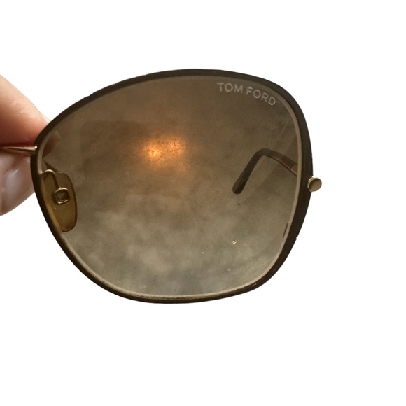 Tom Ford Butterfly Sunglasses TF319 Solange 28F Brown/Gold/Havana FT0319 main image 8